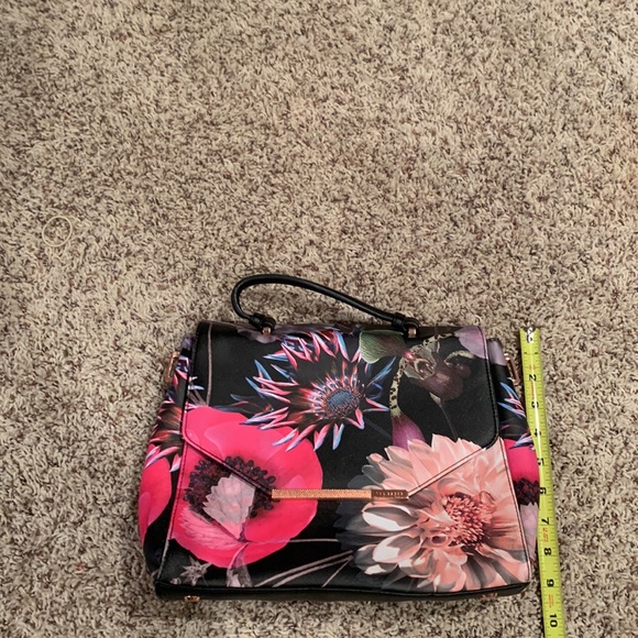 TED BAKER LONDON - Neon Poppy Large Envelope Handbag w/ Rose Gold Hardware - Picture 6 of 6